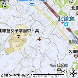 北鎌倉アパートメント花海棠周辺の地図