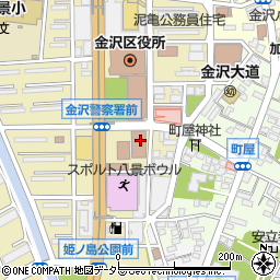 横浜金沢郵便局貯金サービス周辺の地図