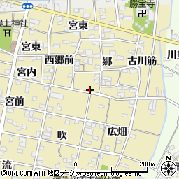 浅井町駐車場周辺の地図