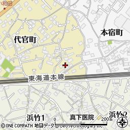 ラフィネ湘南周辺の地図