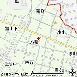 愛知県一宮市瀬部八幡7周辺の地図