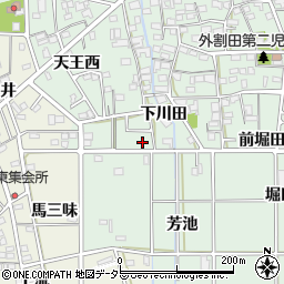 愛知県一宮市木曽川町外割田郷中川田213周辺の地図