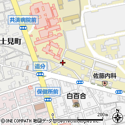 神奈川県平塚市追分6-14周辺の地図