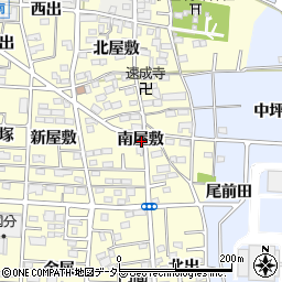 愛知県一宮市木曽川町門間南屋敷周辺の地図