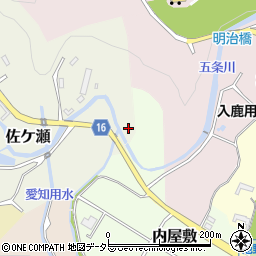 入鹿橋周辺の地図