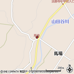 鳥取県西伯郡南部町馬場205周辺の地図