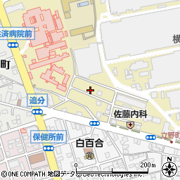 神奈川県平塚市追分5-8周辺の地図