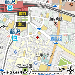 ニッポンレンタカー藤沢駅前営業所周辺の地図
