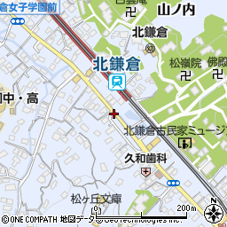 北鎌倉駅前 鎌倉市 地点名 の住所 地図 マピオン電話帳