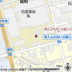 神奈川県平塚市堤町周辺の地図