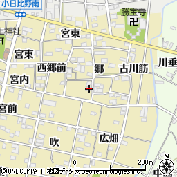 愛知県一宮市浅井町河端郷85周辺の地図