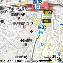 和×伊Dining 縁 藤沢南口周辺の地図