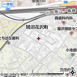 神奈川県藤沢市鵠沼花沢町周辺の地図