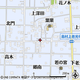 愛知県一宮市島村郷南166-1周辺の地図