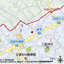 セブンイレブン大井町金手店周辺の地図