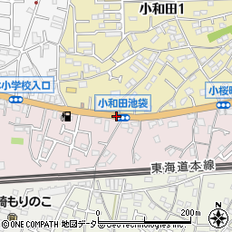 小和田池袋周辺の地図