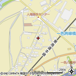 滋賀県米原市一色周辺の地図