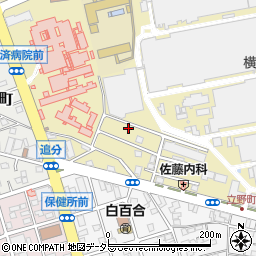 神奈川県平塚市追分5-20周辺の地図