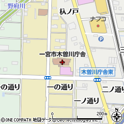 木曽川公民館周辺の地図