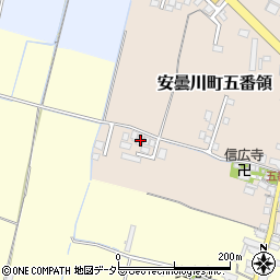 滋賀県高島市安曇川町五番領271-3周辺の地図