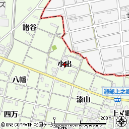 愛知県一宮市瀬部（小出）周辺の地図