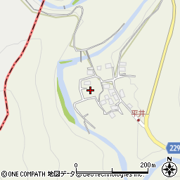 岐阜県大垣市上石津町牧田230周辺の地図