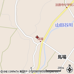 鳥取県西伯郡南部町馬場203周辺の地図