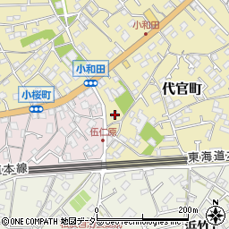 神奈川県茅ヶ崎市代官町1-20周辺の地図