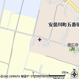 滋賀県高島市安曇川町五番領271-5周辺の地図
