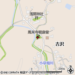 鳳来寺観音堂周辺の地図