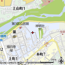 岐阜県多治見市上町周辺の地図