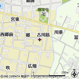 愛知県一宮市浅井町河端郷47周辺の地図