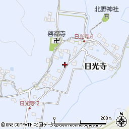 滋賀県米原市日光寺周辺の地図