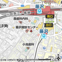タイムズ藤沢橘第８駐車場周辺の地図