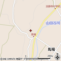 鳥取県西伯郡南部町馬場204周辺の地図