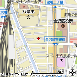 神奈川県横浜市金沢区泥亀周辺の地図