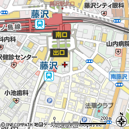 ＪＴＢ　湘南藤沢店周辺の地図