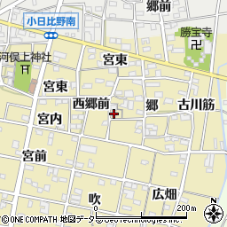 愛知県一宮市浅井町河端郷81-5周辺の地図