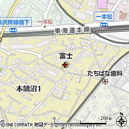 富士幼稚園周辺の地図