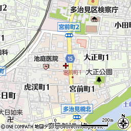 有限会社一柳生花店周辺の地図