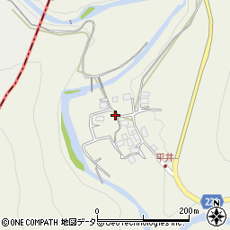 岐阜県大垣市上石津町牧田223周辺の地図