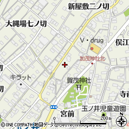 愛知県一宮市木曽川町玉ノ井新屋敷三ノ切11周辺の地図