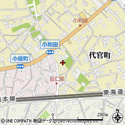 神奈川県茅ヶ崎市代官町1周辺の地図