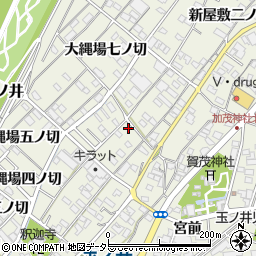 愛知県一宮市木曽川町玉ノ井新屋敷三ノ切43周辺の地図