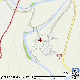 岐阜県大垣市上石津町牧田222周辺の地図