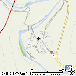 岐阜県大垣市上石津町牧田206周辺の地図