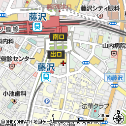 英国風パブ HUB 藤沢店周辺の地図