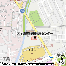 茅ヶ崎警察署周辺の地図