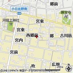 愛知県一宮市浅井町河端西郷前29周辺の地図