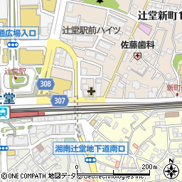 セブンイレブン藤沢辻堂駅東店周辺の地図